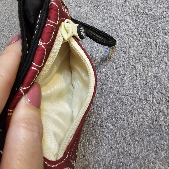 Sherpani Piper Le Brick Red Floral Quilted Fabric Crossbody Travel Vacation Boho - Picture 7 of 11